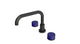 Foundry Two Handle Deck Mount Squaretop Bath Trim with Groove Ceramic Knob Handles in Oil Rubbed Bronze