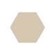8" Hexagon Original Ceramic Tile in Dolomite Gloss