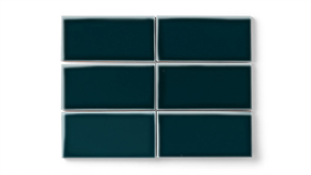4x8 Original Ceramic Tile in Caspian Sea Gloss