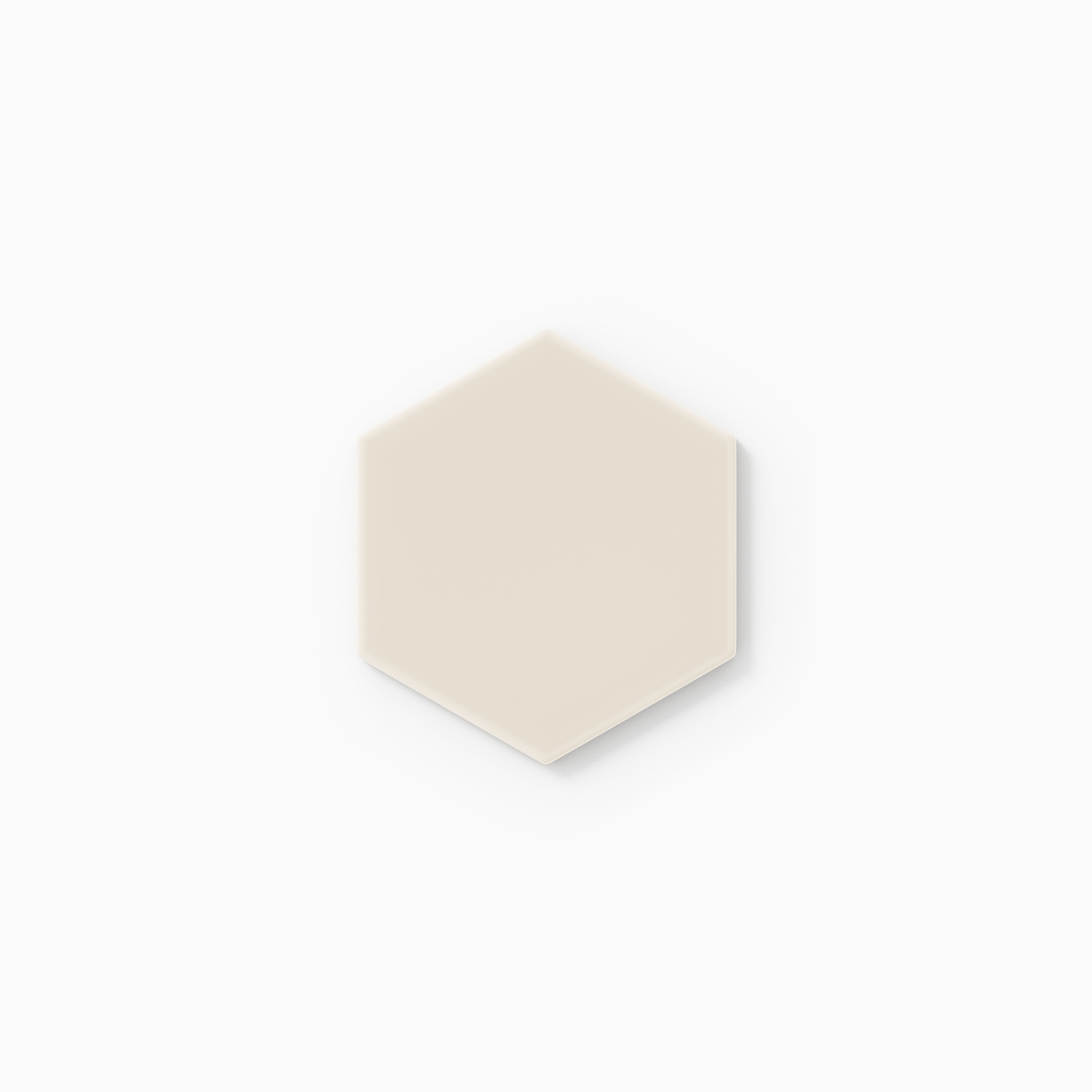 4" Hexagon Original Ceramic Tile in Sand Dune Matte