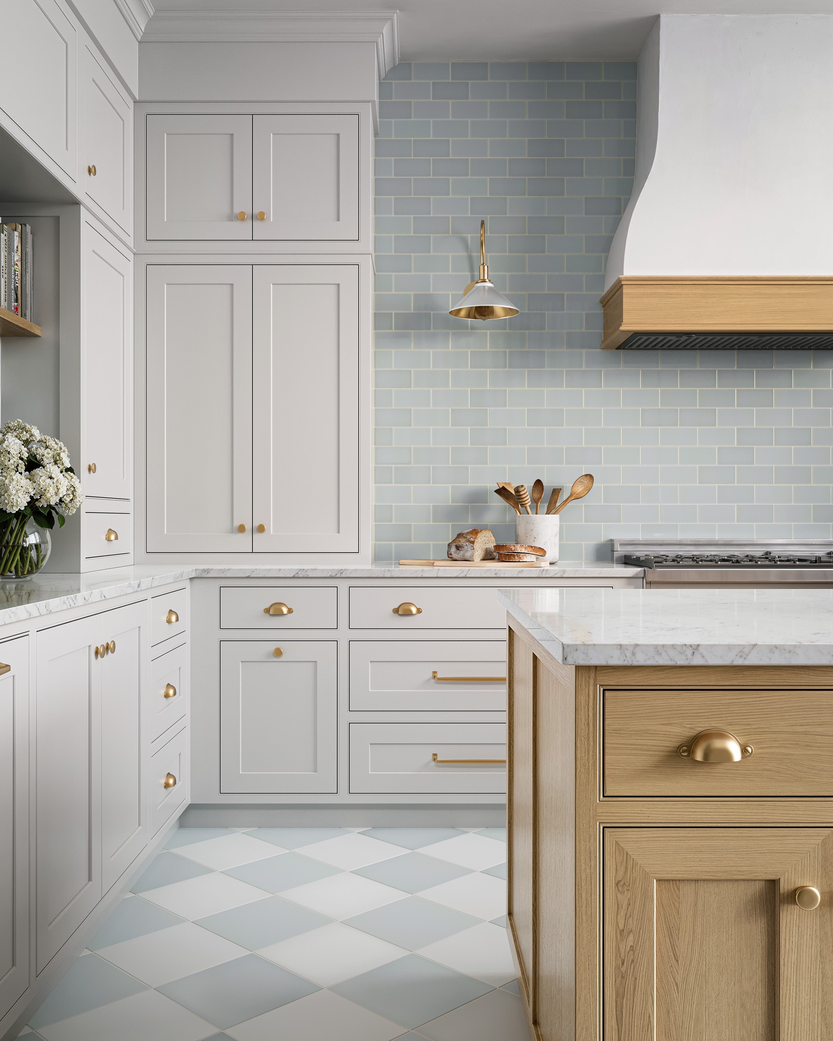 Alberta Blue 3x6 Gloss Natural Press Ceramic Tile - Fireclay Tile