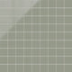 3x3 Straight Set Sheeted Natural Press Ceramic Mosaic Tile in Terre Verte Gloss