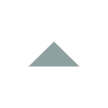 4" Triangle Original Ceramic Tile in Overcast Matte