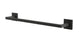Flatiron Square Towel Bar 18" in Blackened Nickel
