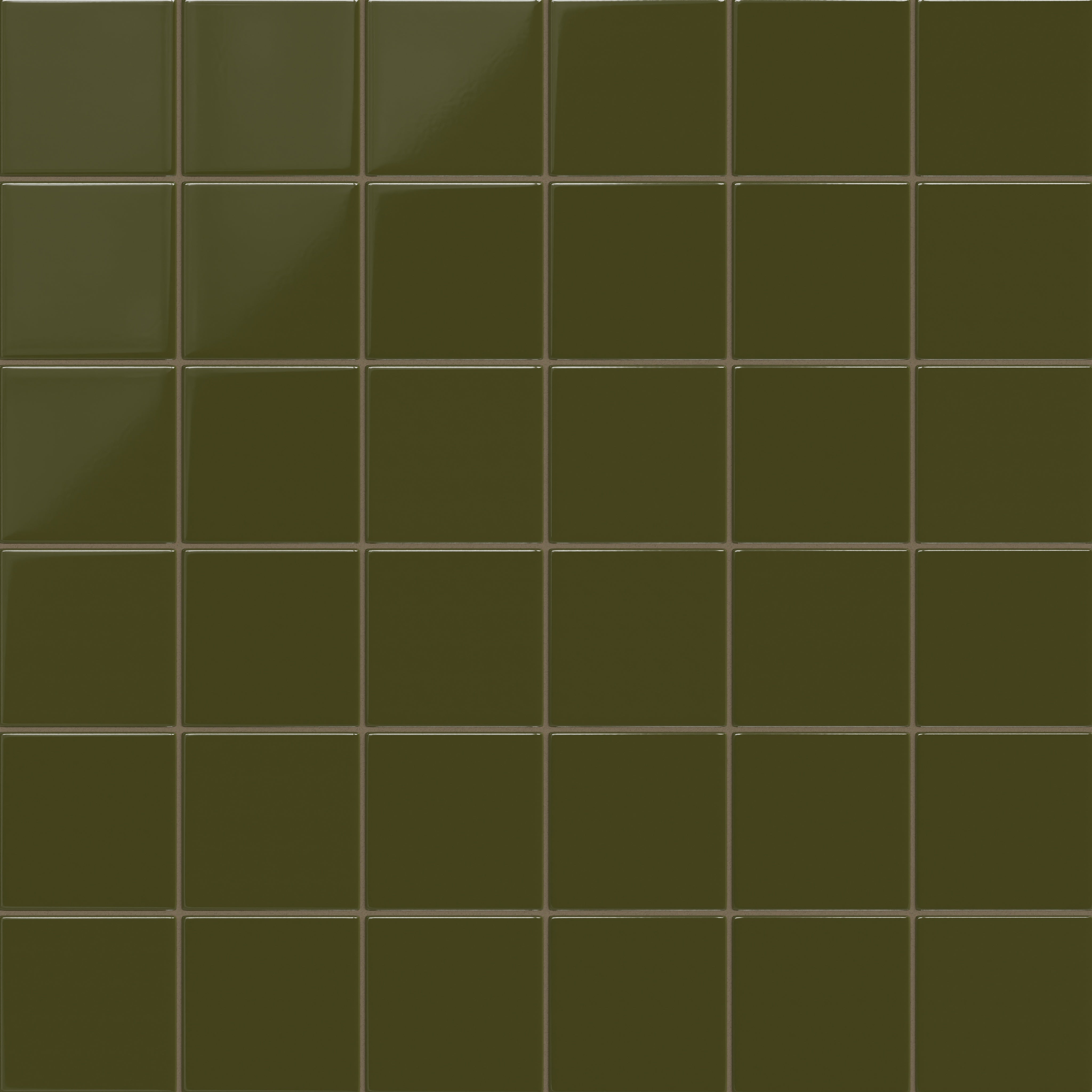 6x6 Original Ceramic Tile in Bonsai Gloss