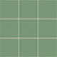 8x8 Original Ceramic Tile in Sea Green Matte