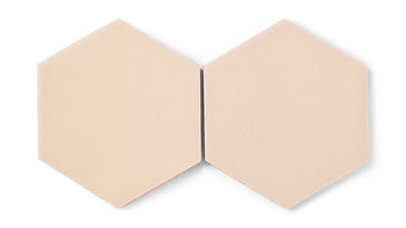 8" Hexagon Original Ceramic Tile in Tumbleweed Matte
