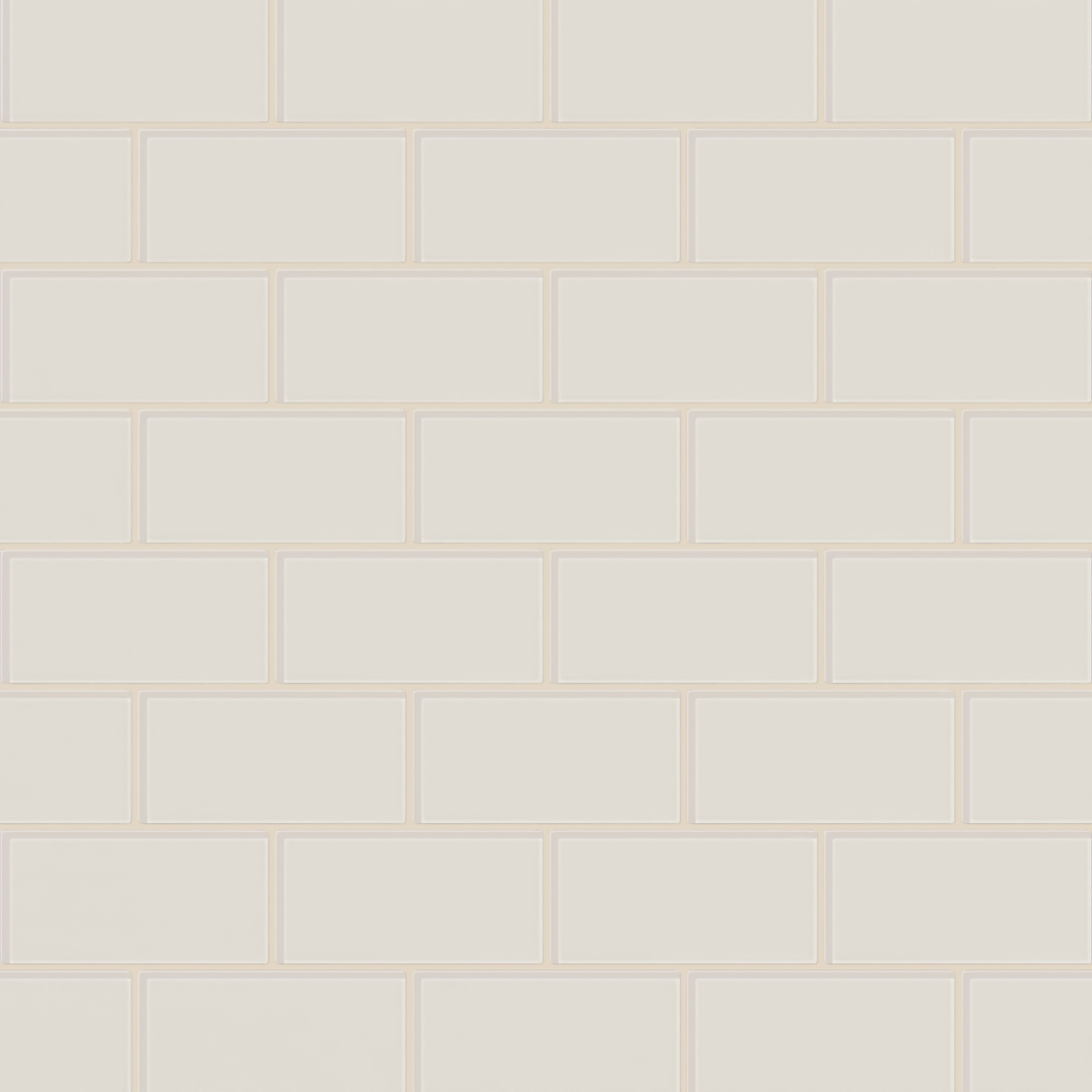 3x6 Glass Tile in Dove Gloss