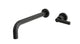 Flatiron One Handle Wall Mount 10" Lavatory Faucet with Linear Lever Handle in Oil Rubbed Bronze