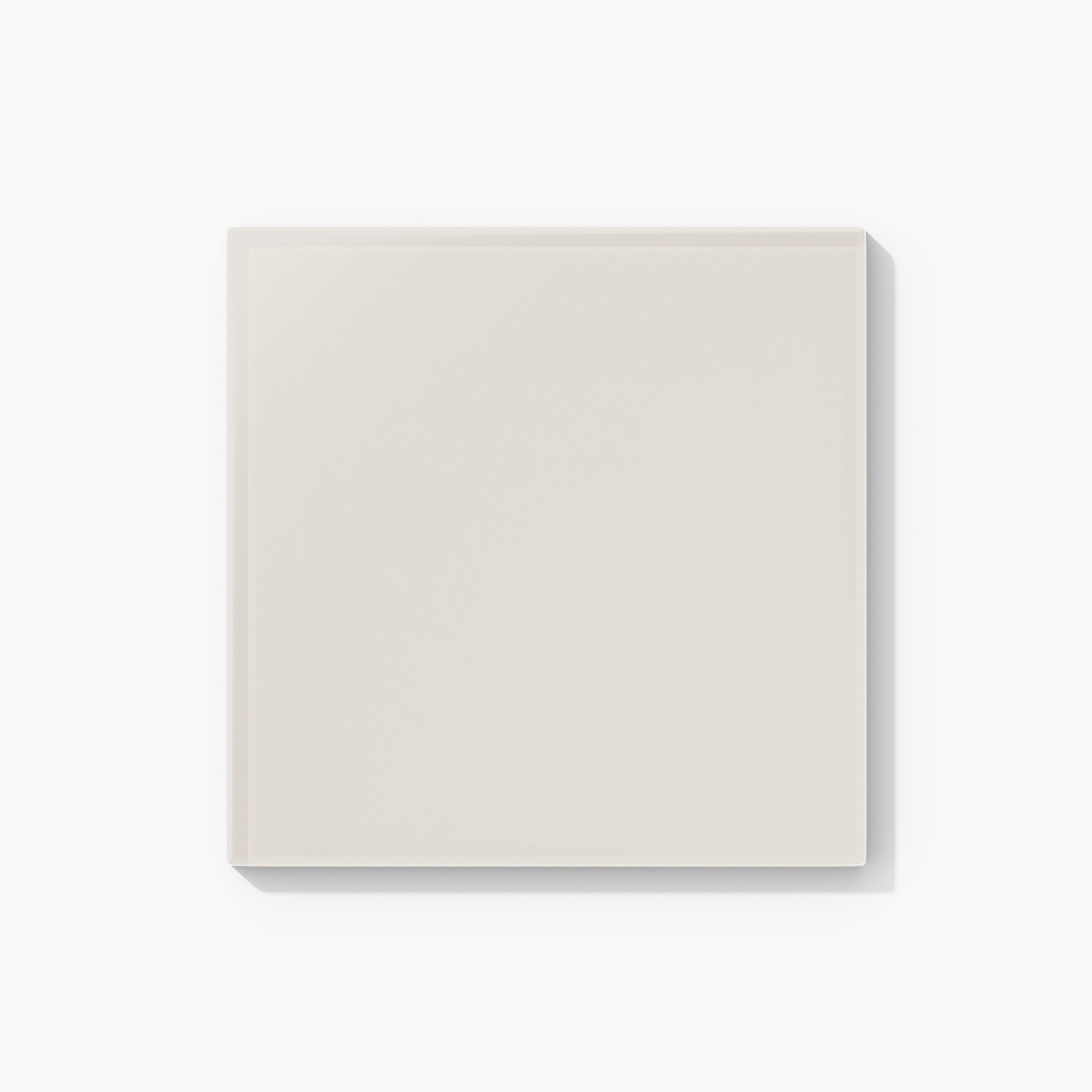 6x6 Glass Tile in Dove Matte