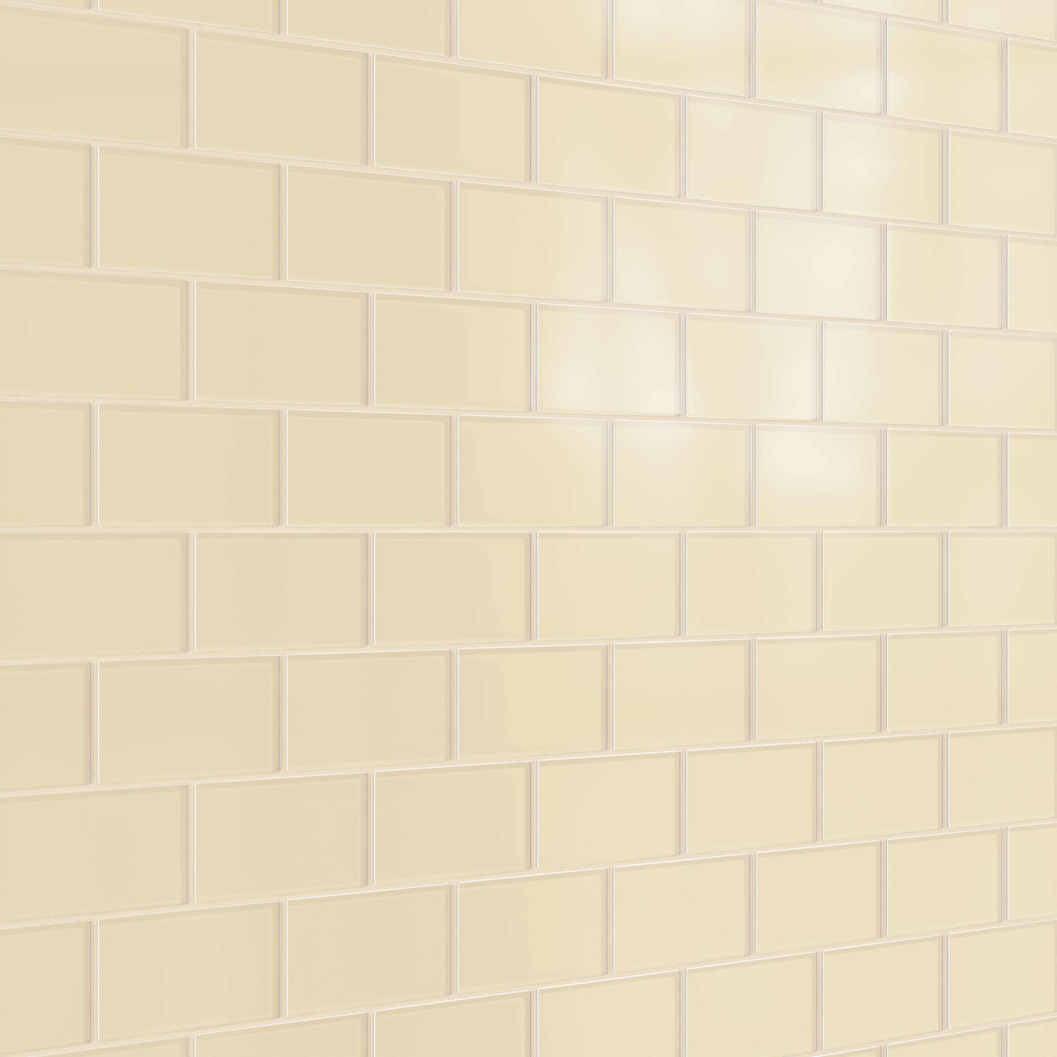 3x6 Glass Tile in Chickadee Matte