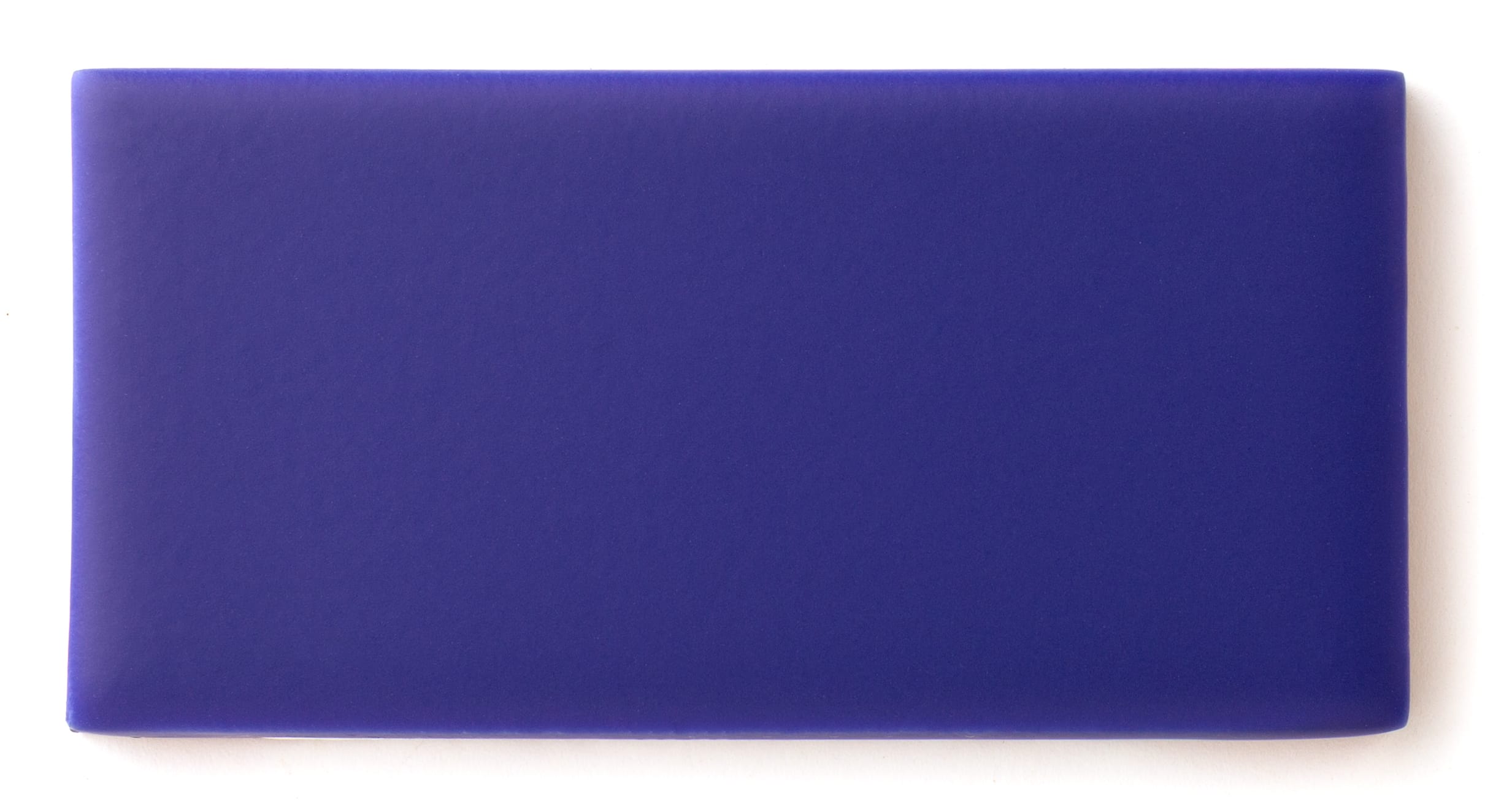 1x6 Half Offset Sheeted Original Ceramic Mosaic Tile in Azul Matte