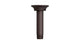 Emerson 4" Straight Shower Arm with Flange in Architectural Copper