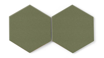 8" Hexagon Original Ceramic Tile in Peabody Gloss