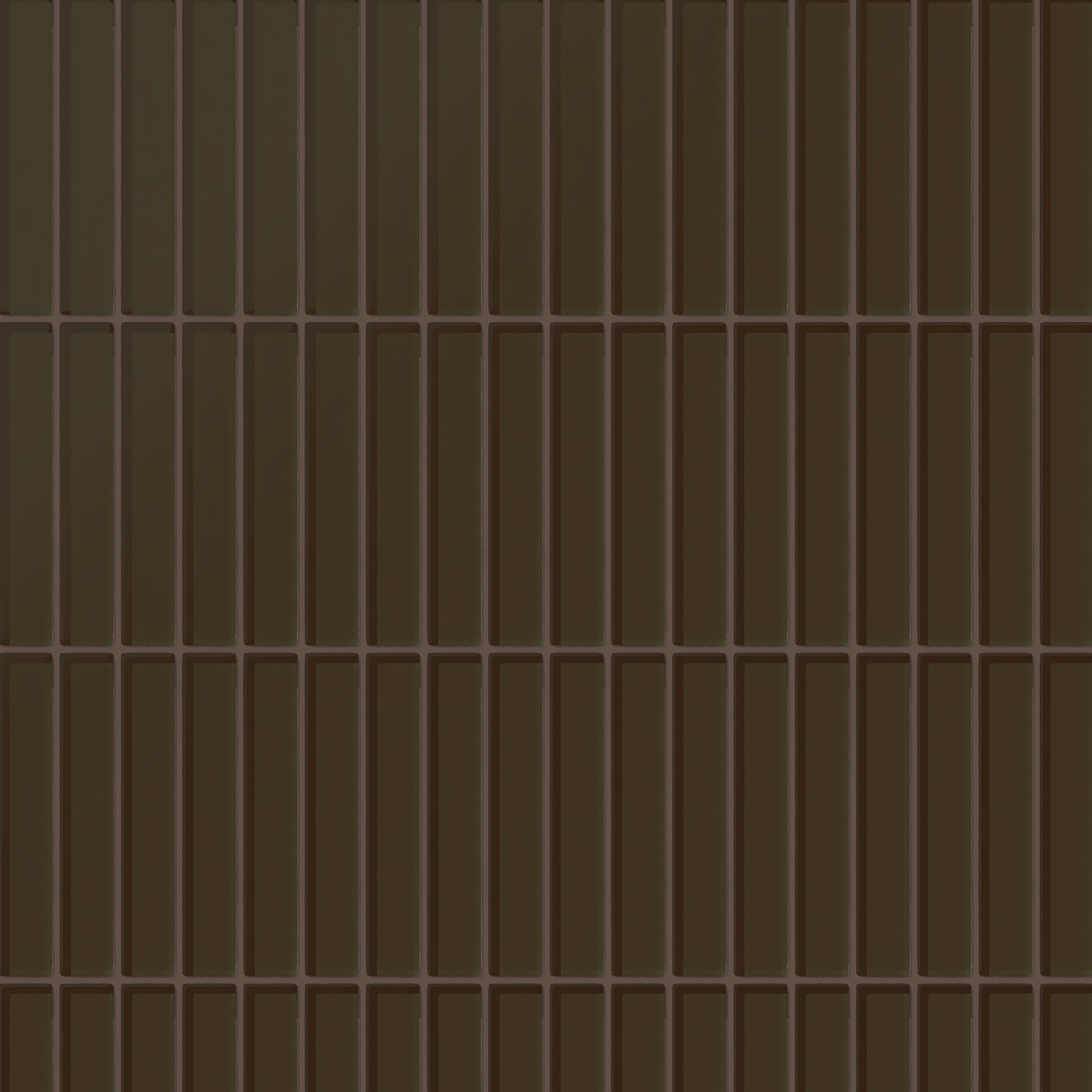 1x6 Straight Set Sheeted Glass Mosaic Tile in Osprey Matte