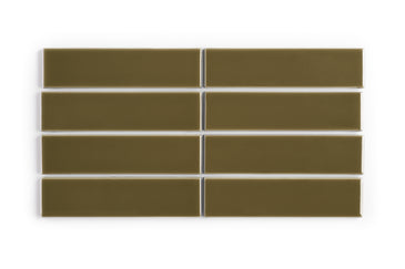 2x8 Original Ceramic Tile in Chaparral Gloss