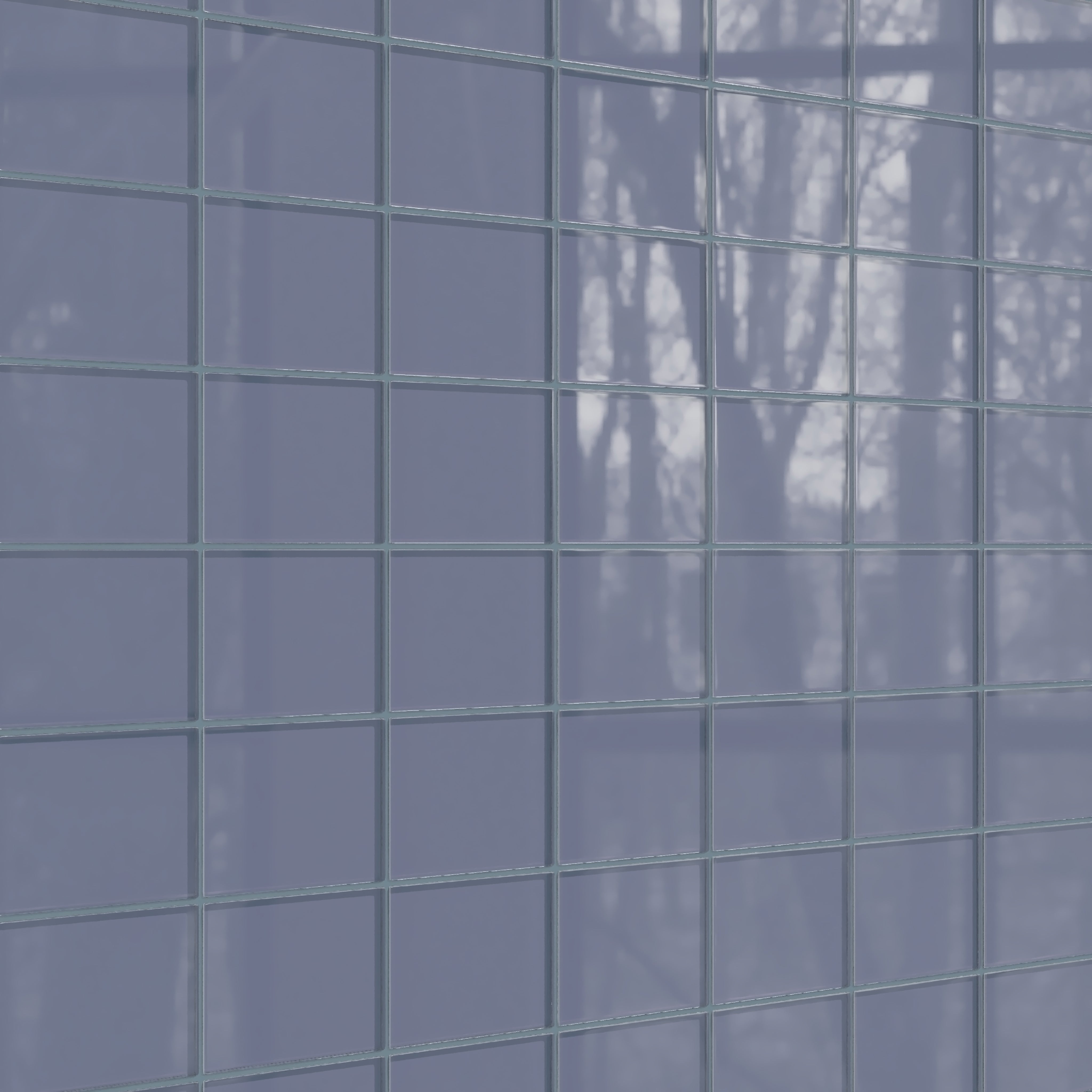 4x6 Glass Tile in Nuthatch Gloss