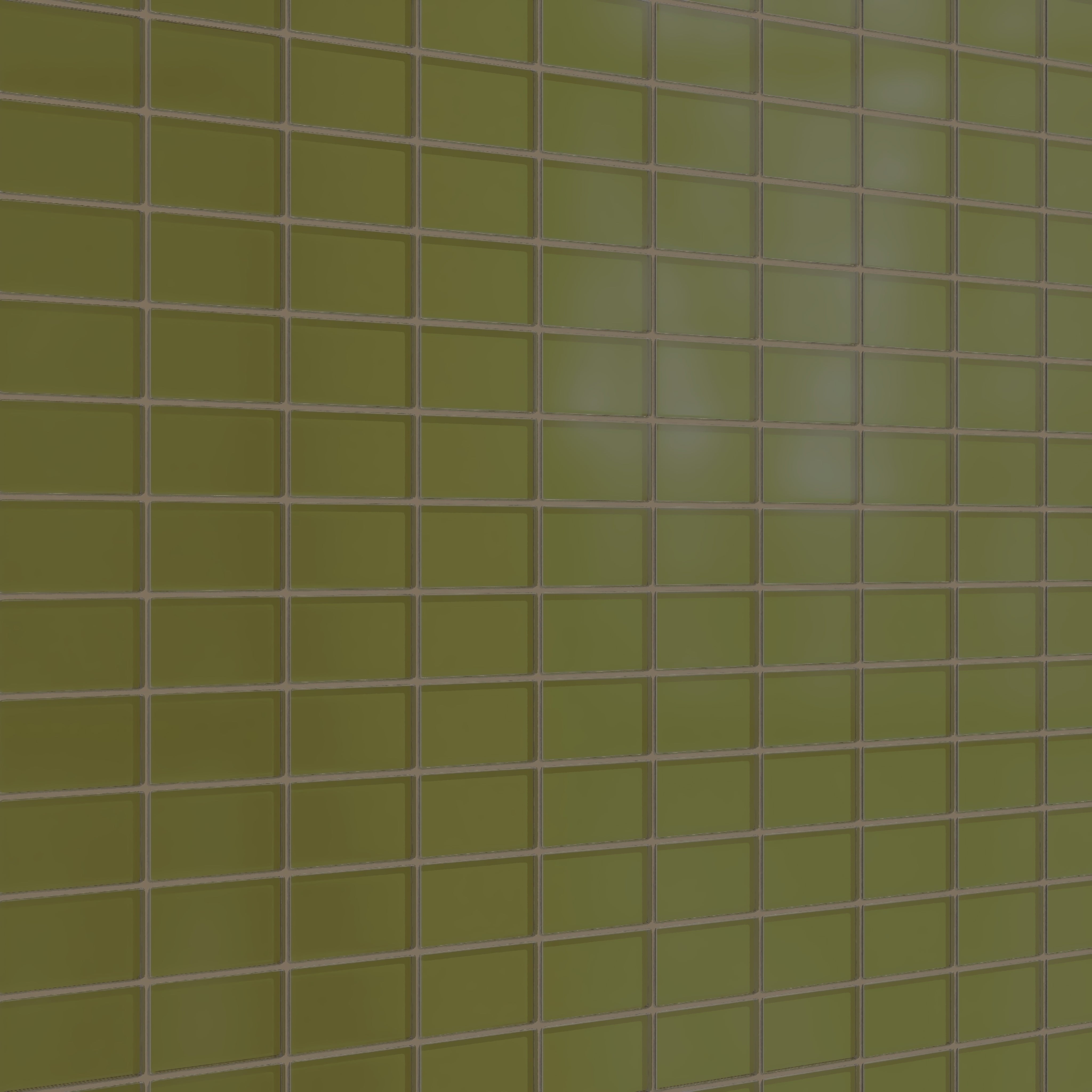 2x4 Straight Set Sheeted Glass Mosaic Tile in Cormorant Matte