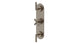 Contour Three Handle Wall Mount Shower Trim with Soft Cross/Soft Lever Handles in Antique Nickel
