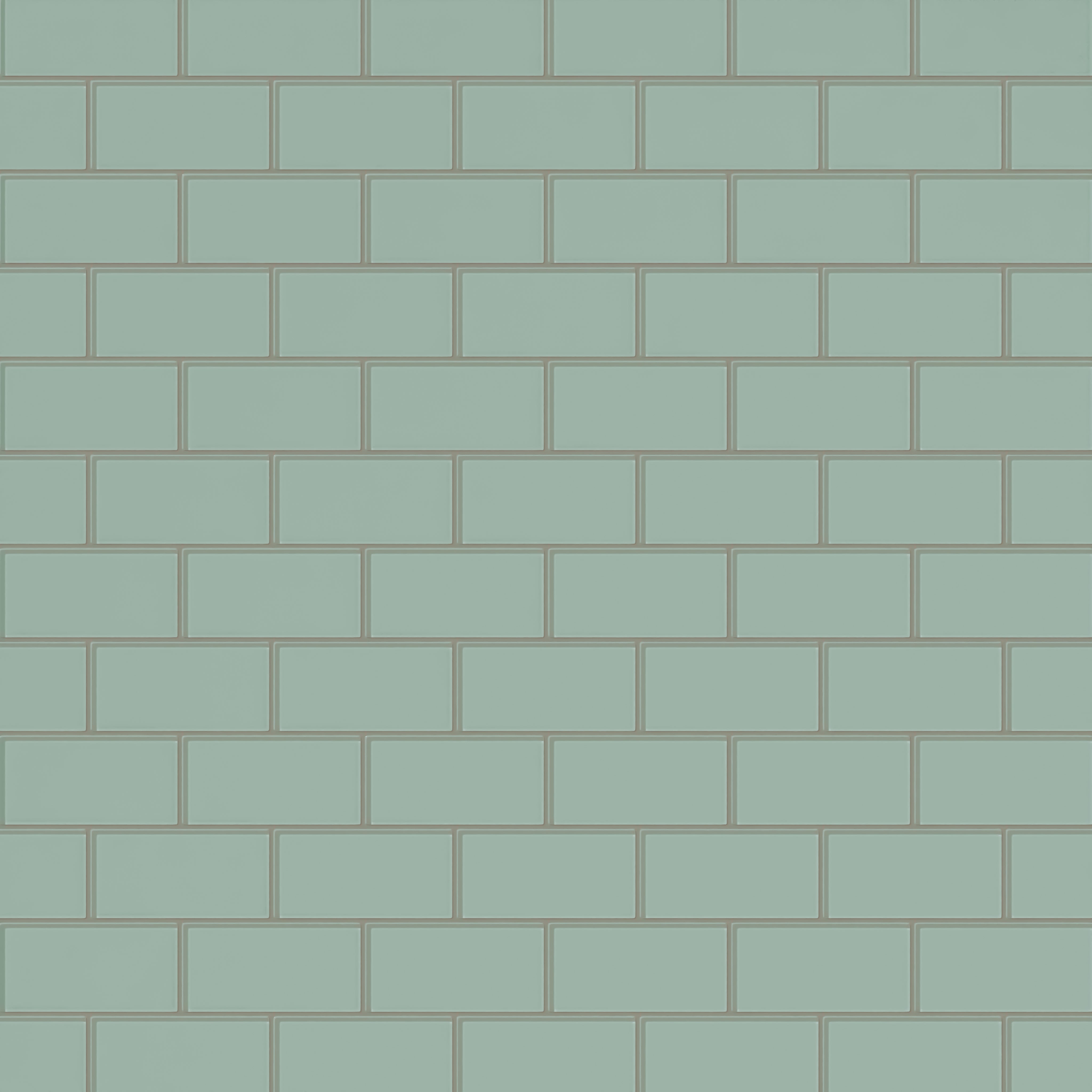 3x6 Glass Tile in Kingfisher Gloss