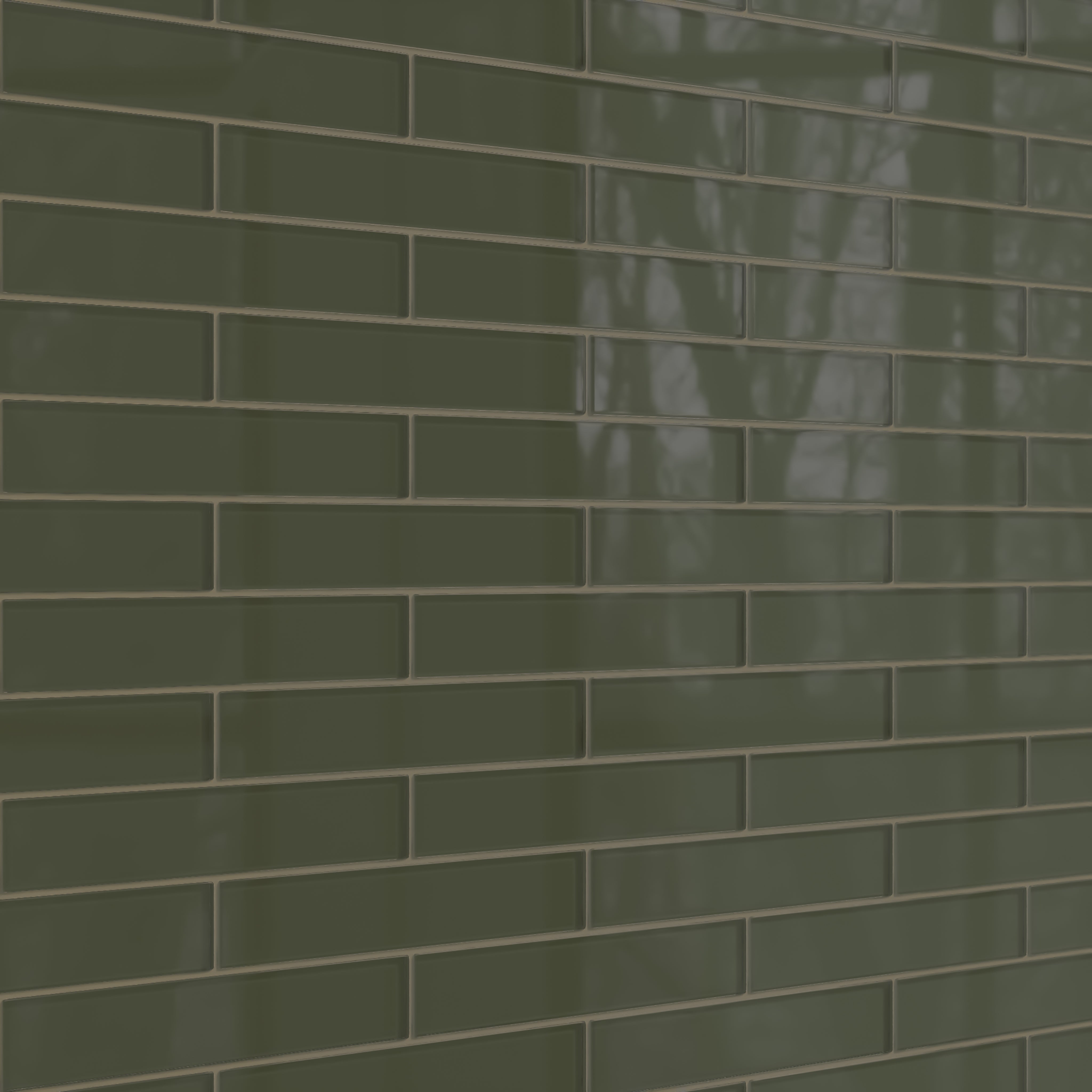 2x12 Glass Tile in Roadrunner Gloss