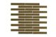 1x6 Half Offset Sheeted Original Ceramic Mosaic Tile in Chaparral Gloss
