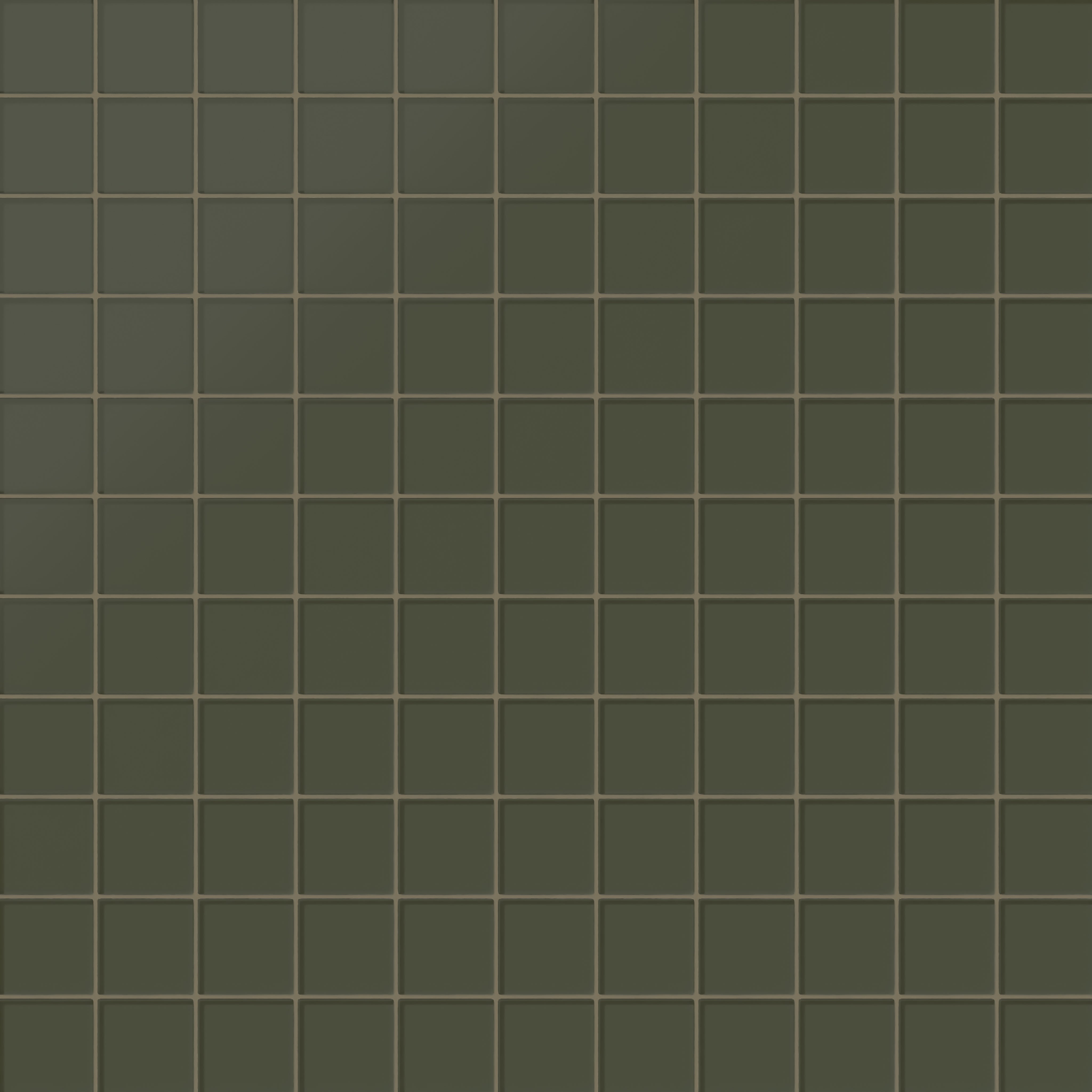 3x3 Straight Set Sheeted Glass Mosaic Tile in Roadrunner Matte
