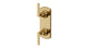 Emerson Two Handle Wall Mount Shower Trim with Classic Lever Handles in Satin Brass