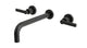 Flatiron Two Handle Wall Mount 10" Lavatory Faucet with Linear Lever Handles in Oil Rubbed Bronze