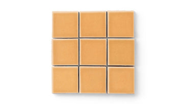 3x3 Straight Set Sheeted Original Ceramic Mosaic Tile in Koi Gloss