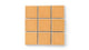 3x3 Straight Set Sheeted Original Ceramic Mosaic Tile in Koi Gloss