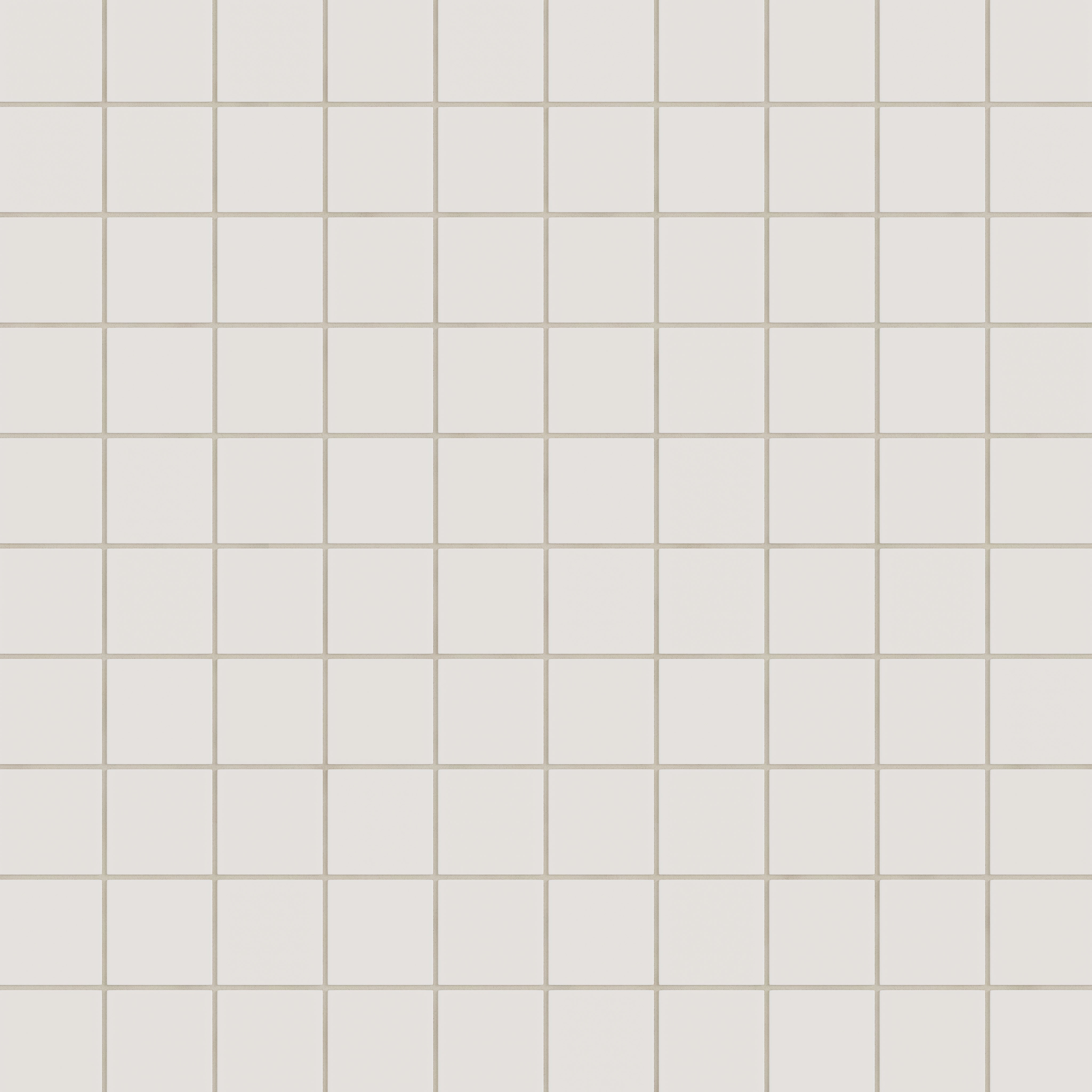 3x3 Straight Set Sheeted Natural Press Ceramic Mosaic Tile in Pearl Matte