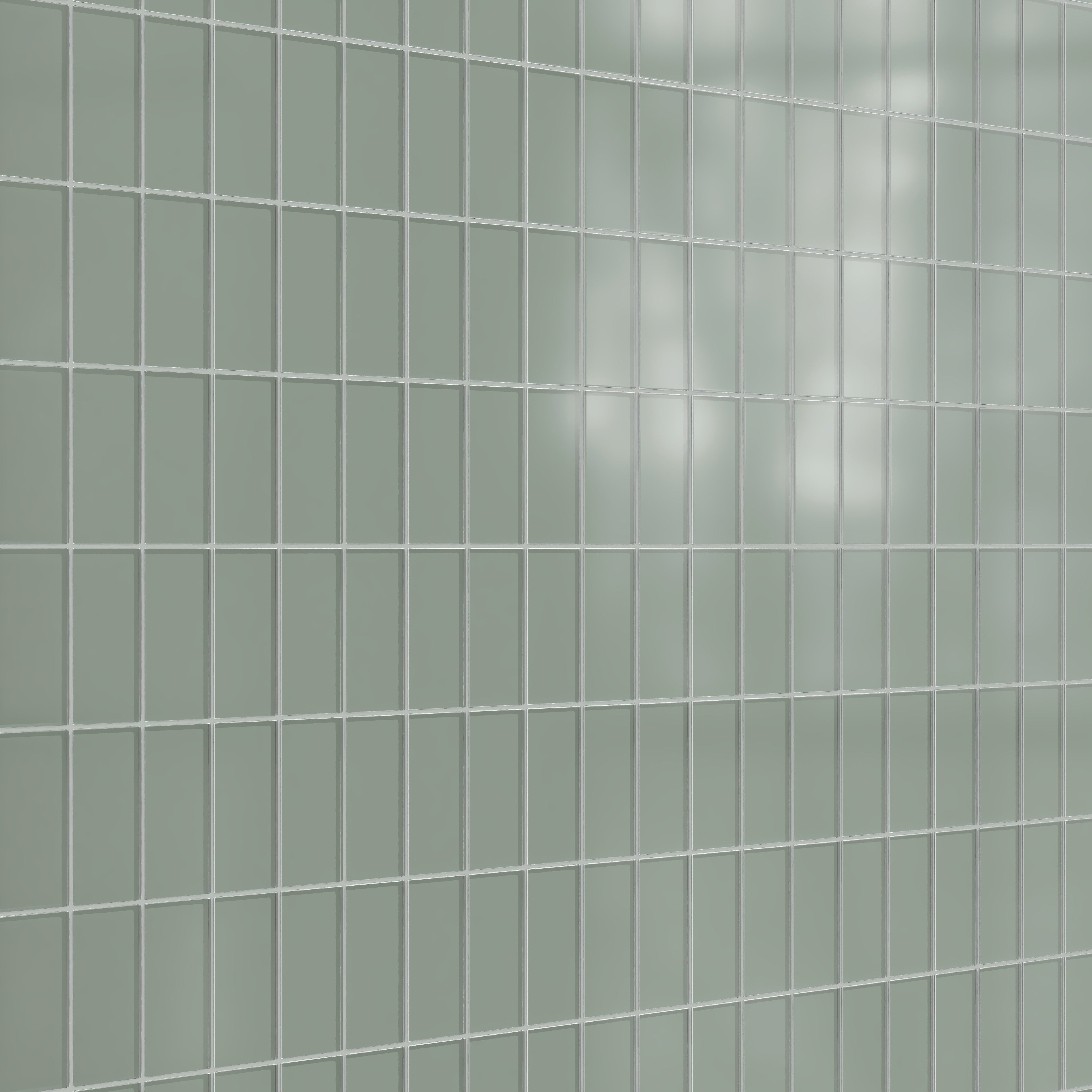 3x6 Glass Tile in Hummingbird Matte