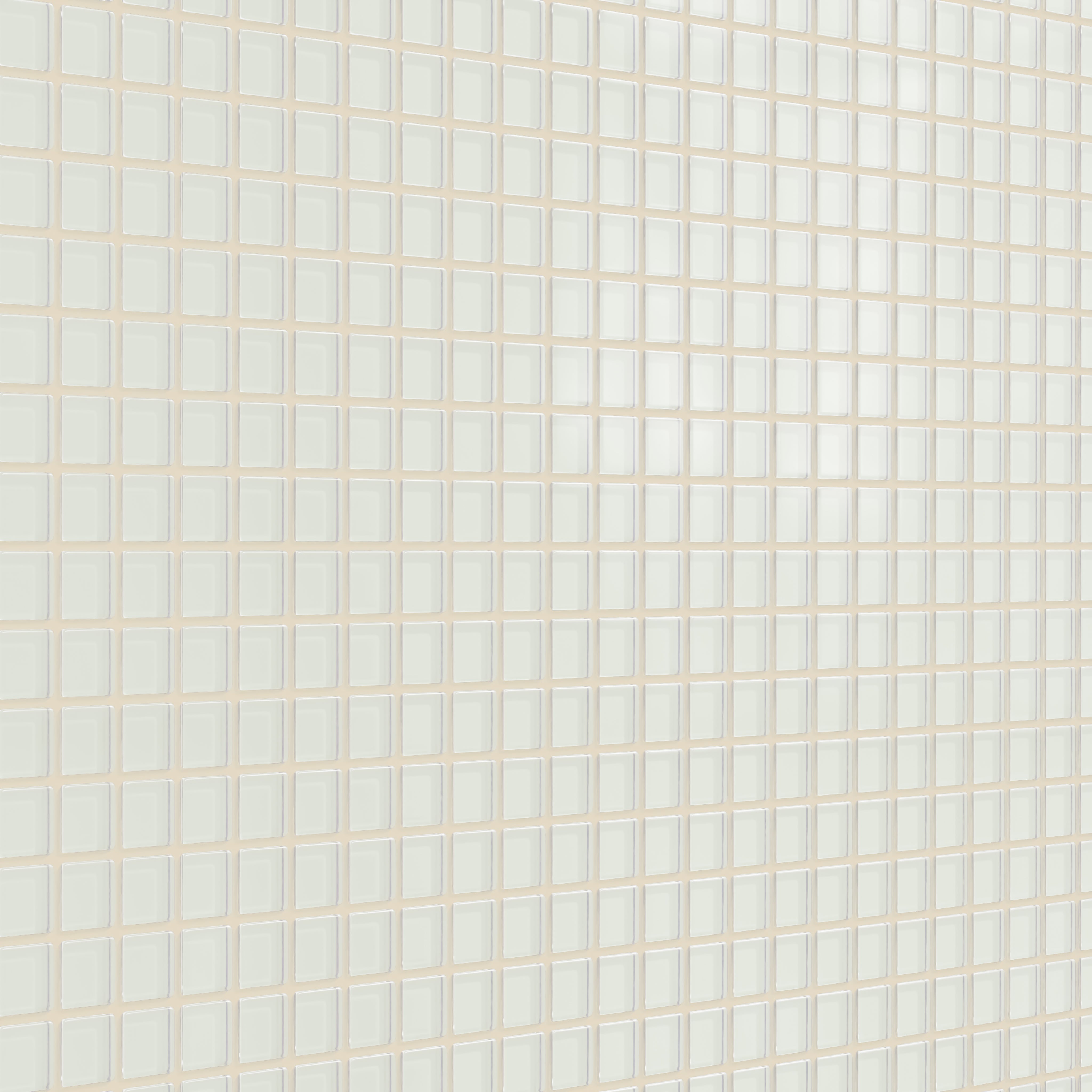 1x1 Straight Set Sheeted Glass Mosaic Tile in Flycatcher Matte