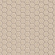 1" Hexagon Sheeted Original Ceramic Mosaic Tile in Sweet Pea Matte