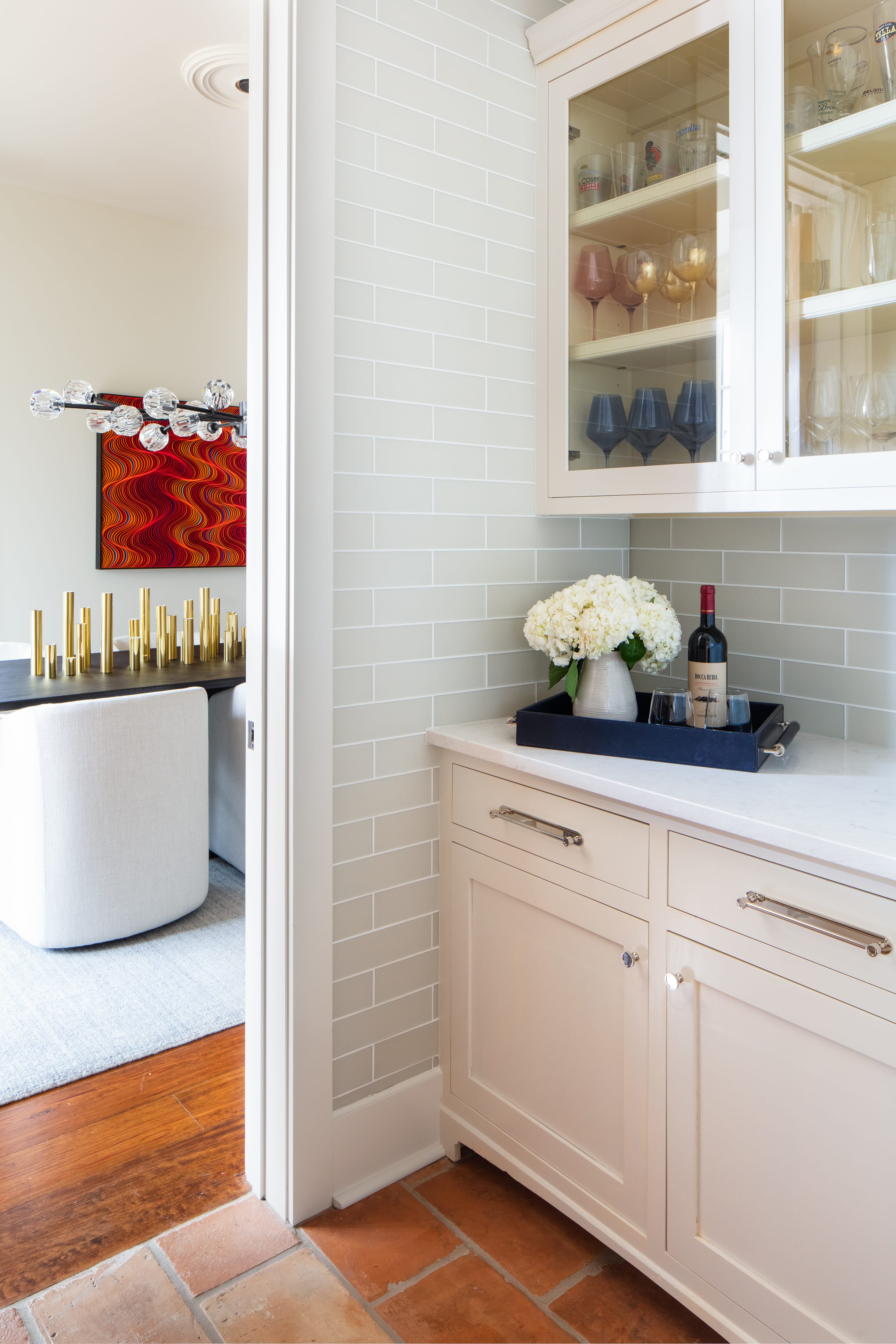 Quick Ship 3x12 Glass Tile in Dove Matte