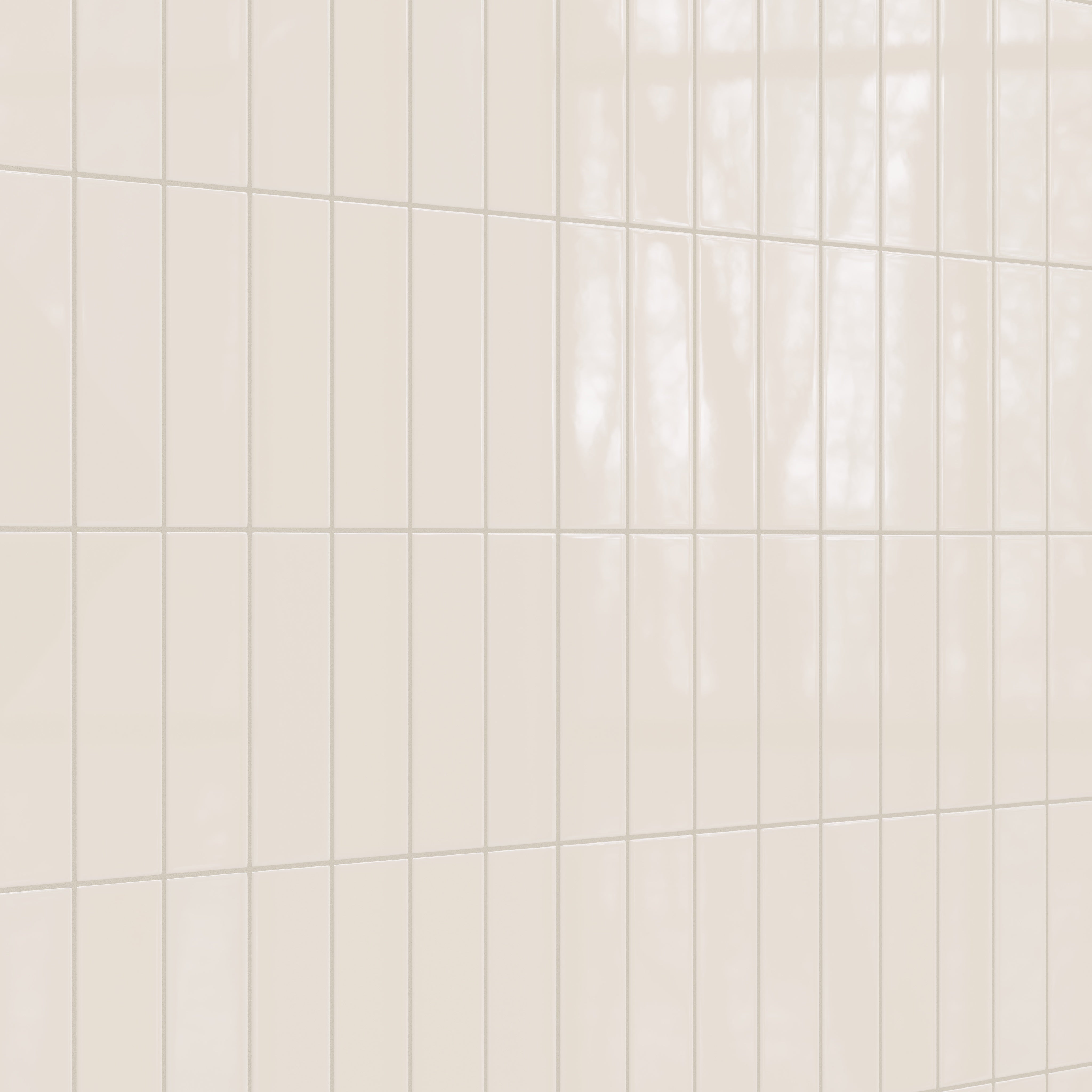 3x9 Natural Press Ceramic Tile in Pearl Gloss