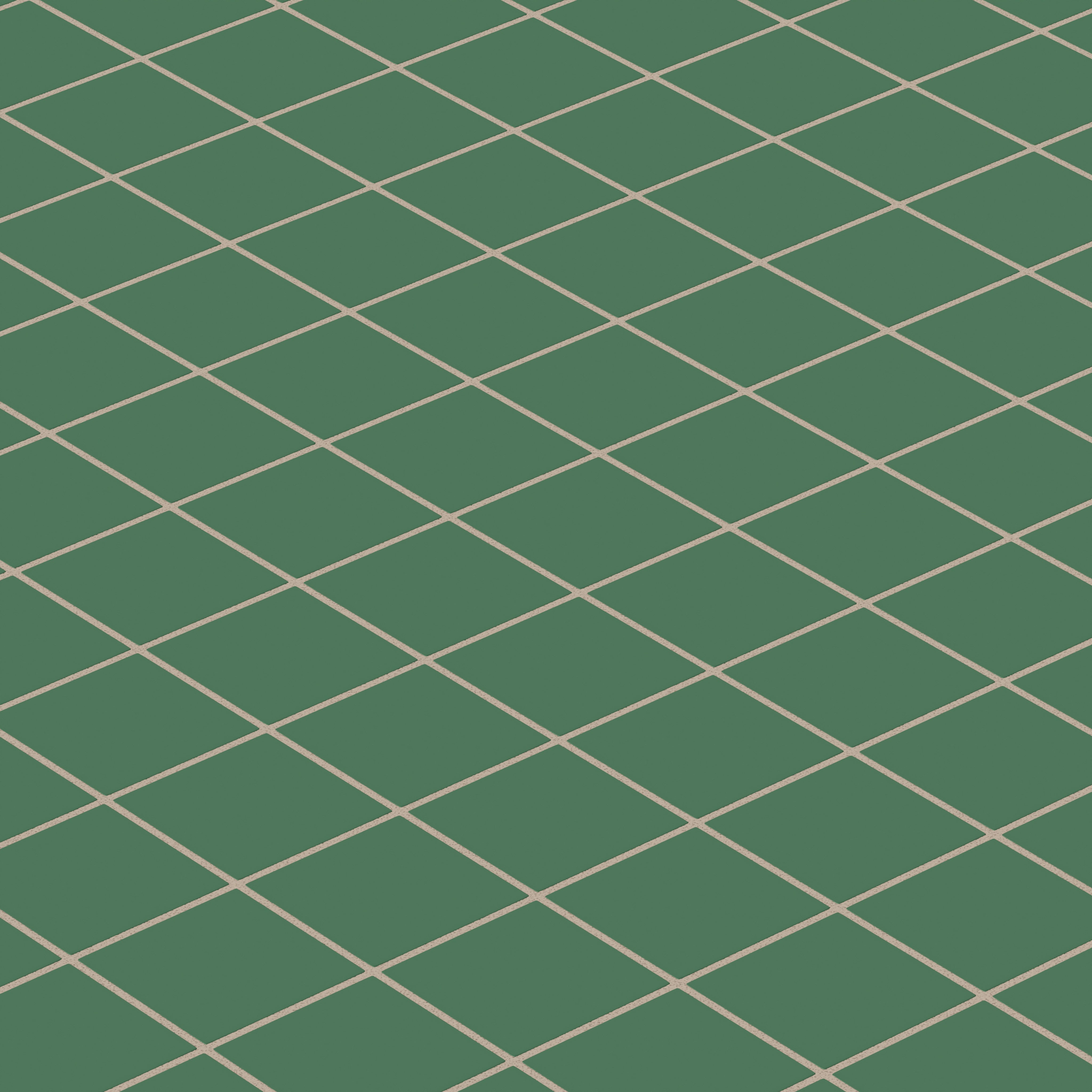 3x3 Straight Set Sheeted Natural Press Ceramic Mosaic Tile in Viridian Matte