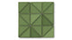 4" Triangle Original Ceramic Tile in Kelp Gloss