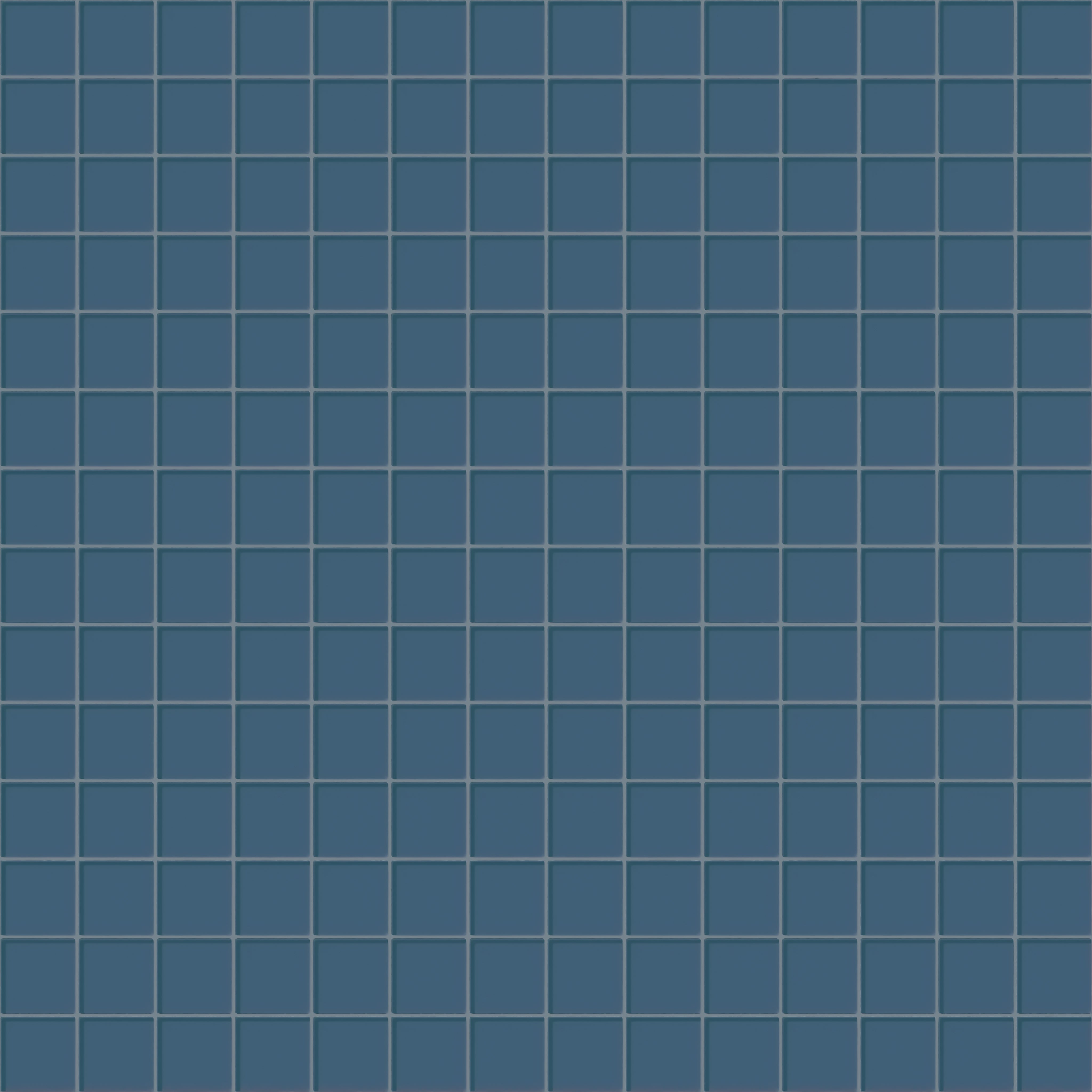 3x3 Straight Set Sheeted Glass Mosaic Tile in Blue Jay Gloss