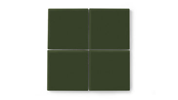 6x6 Original Ceramic Tile in Hunter Green Matte