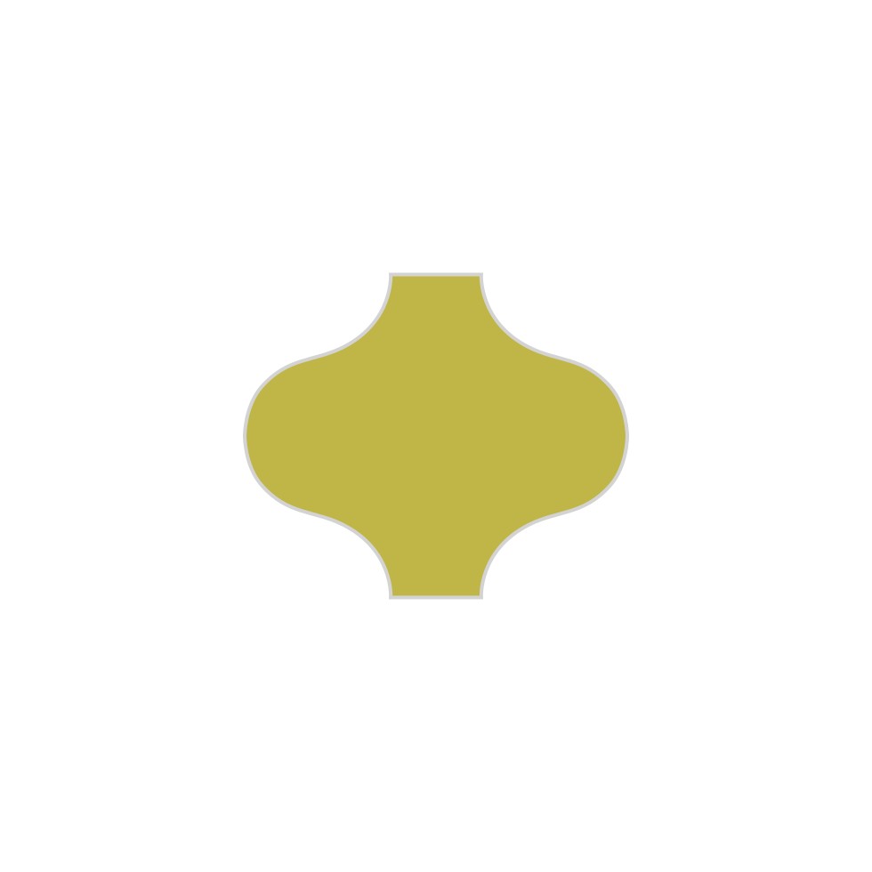 Paseo Original Ceramic Tile in Palm Tree Matte