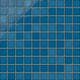 2x2 Straight Set Sheeted Original Ceramic Mosaic Tile in Adriatic Sea Gloss