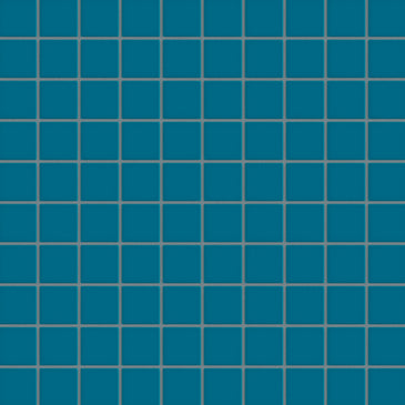 2x2 Straight Set Sheeted Original Ceramic Mosaic Tile in Adriatic Sea Matte