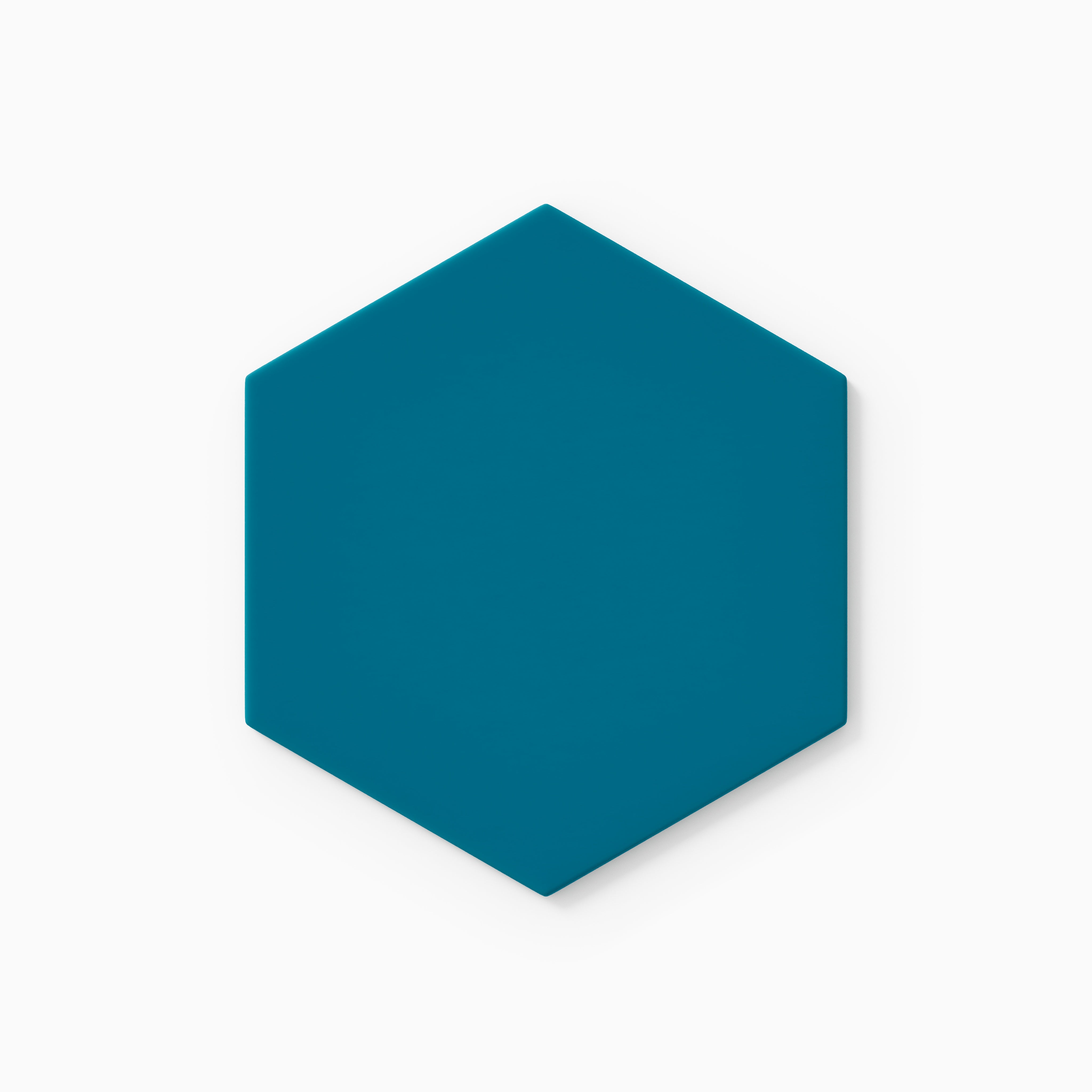 6" Hexagon Original Ceramic Tile in Adriatic Sea Matte
