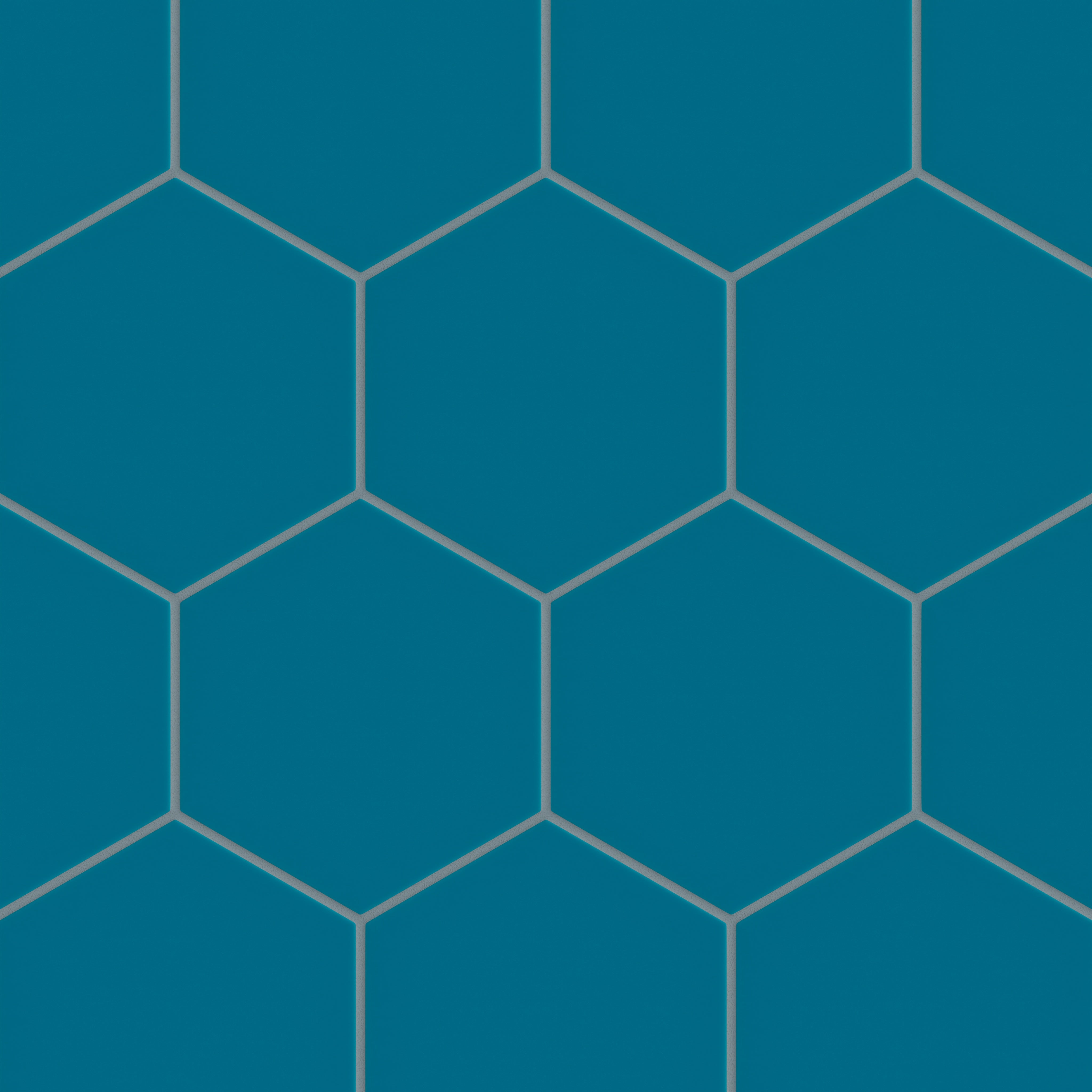 8" Hexagon Original Ceramic Tile in Adriatic Sea Matte
