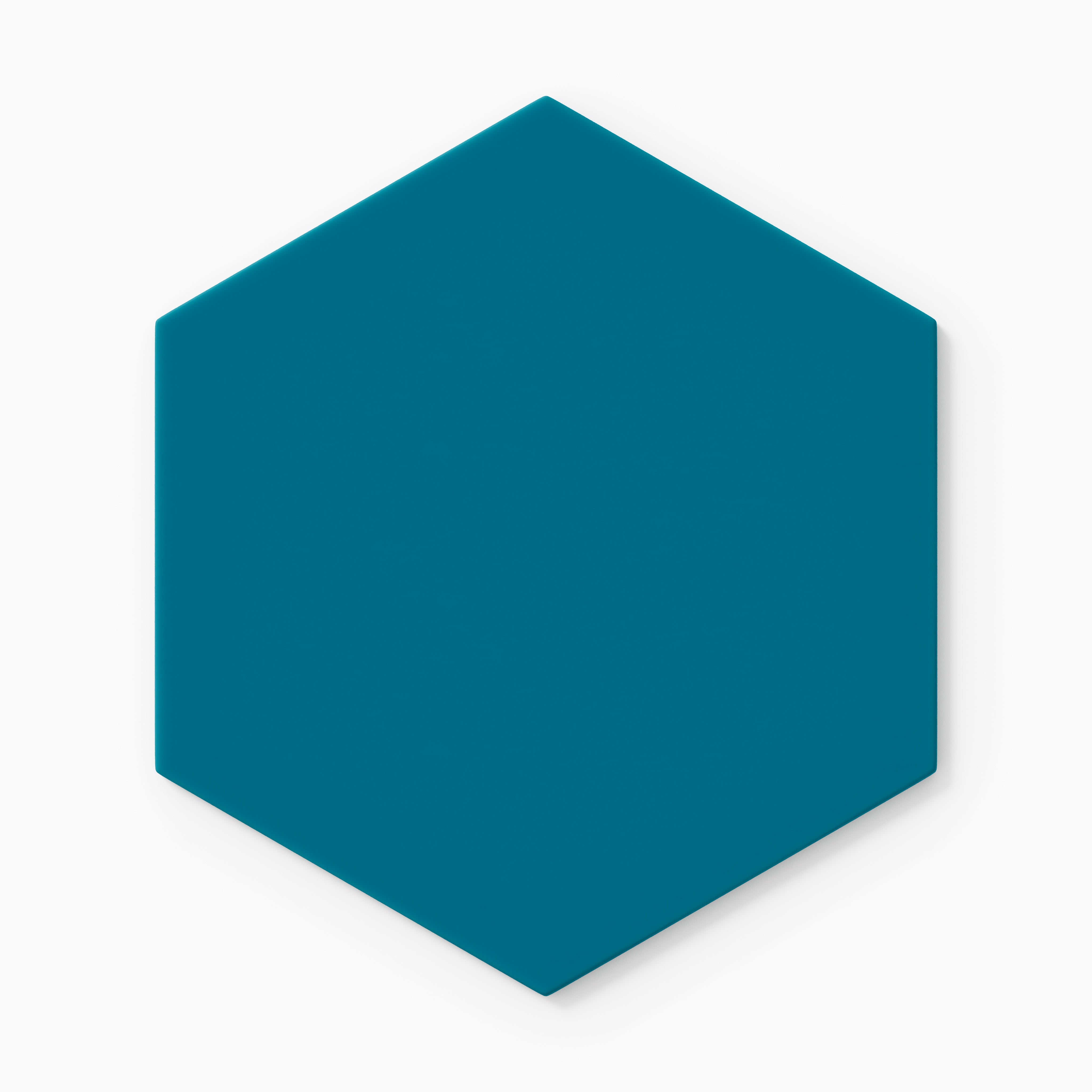 8" Hexagon Original Ceramic Tile in Adriatic Sea Matte