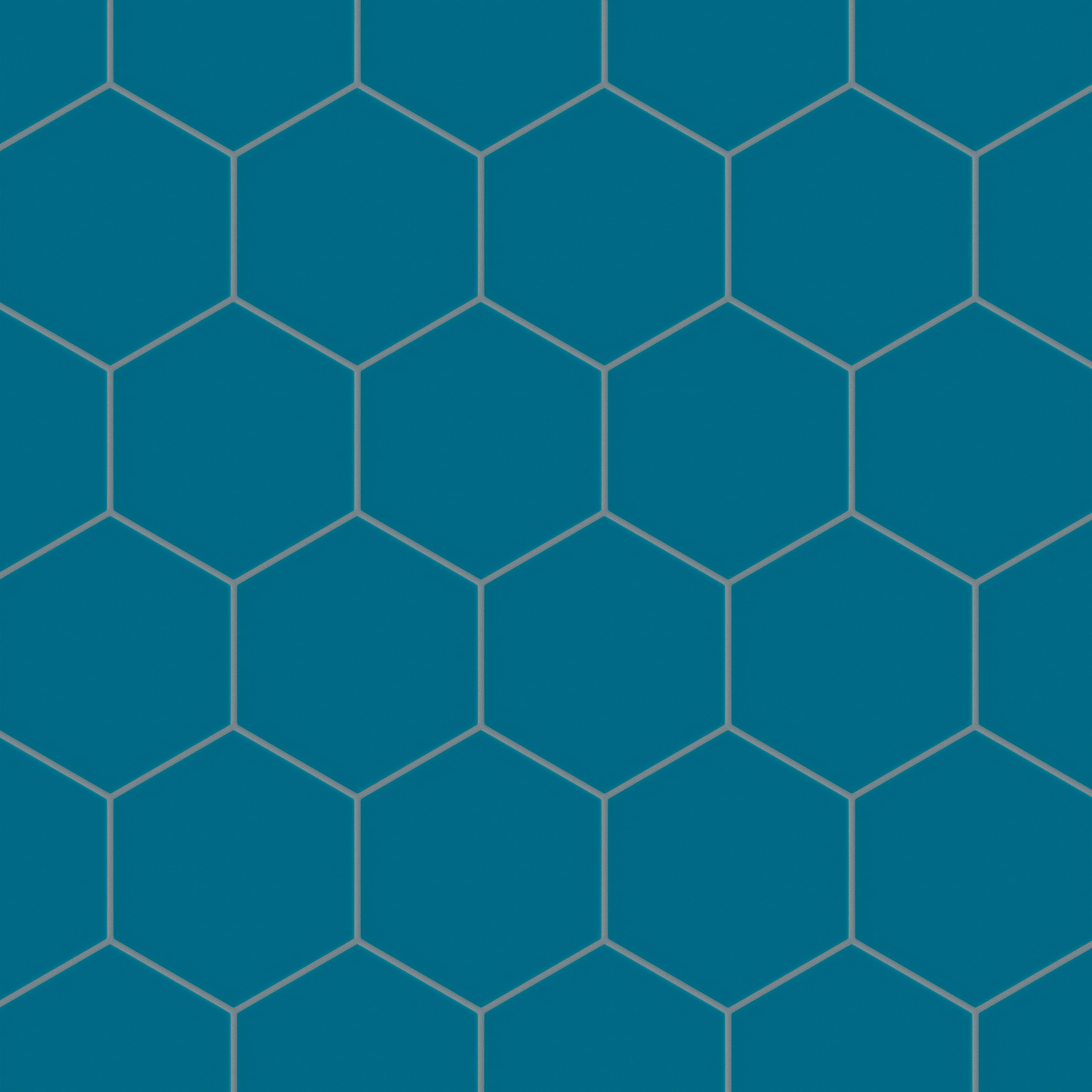8" Hexagon Original Ceramic Tile in Adriatic Sea Matte