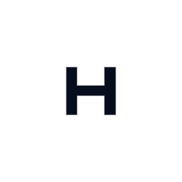 Chaine Homme Original Ceramic Tile in Navy Blue Matte