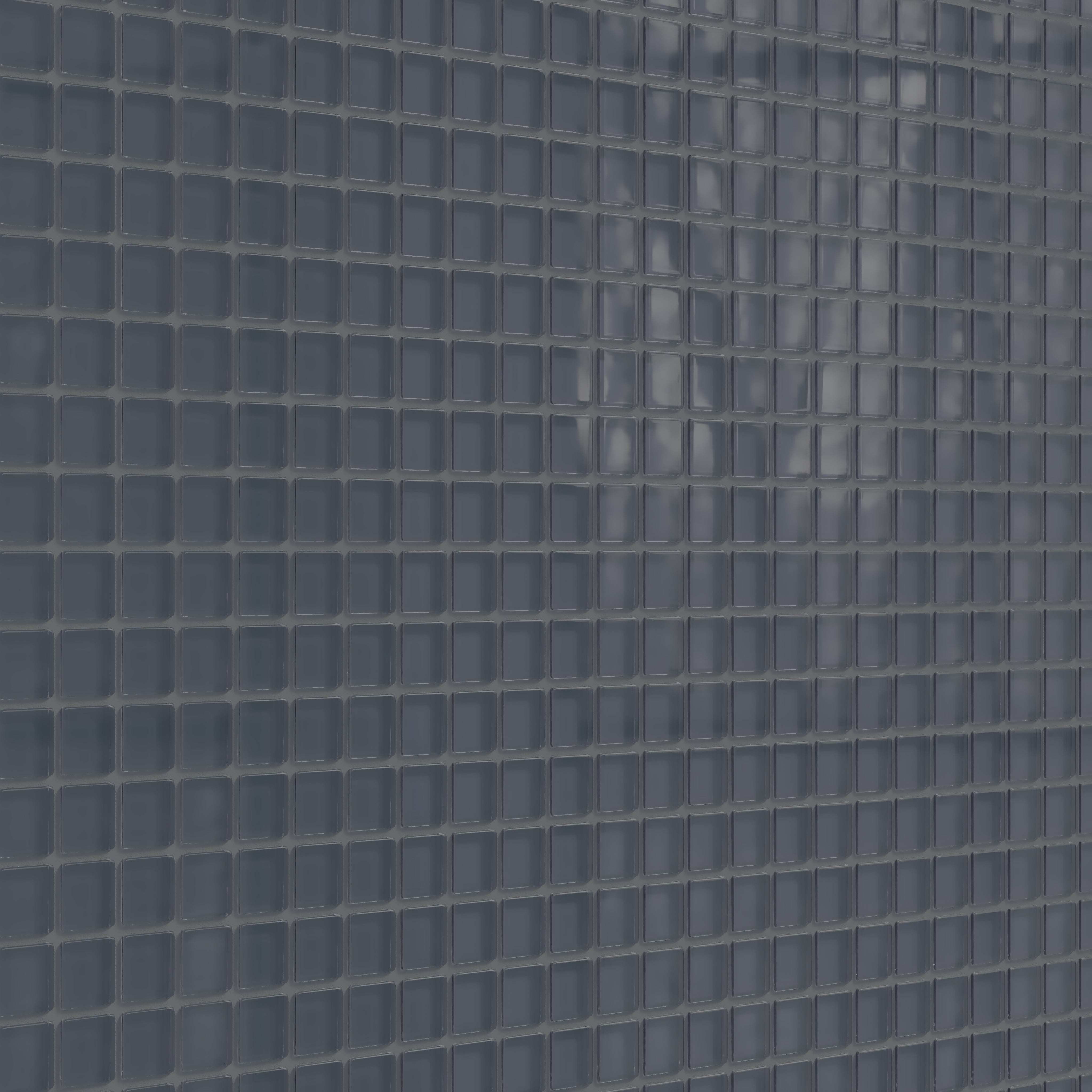 1x1 Straight Set Sheeted Glass Mosaic Tile in Junco Gloss